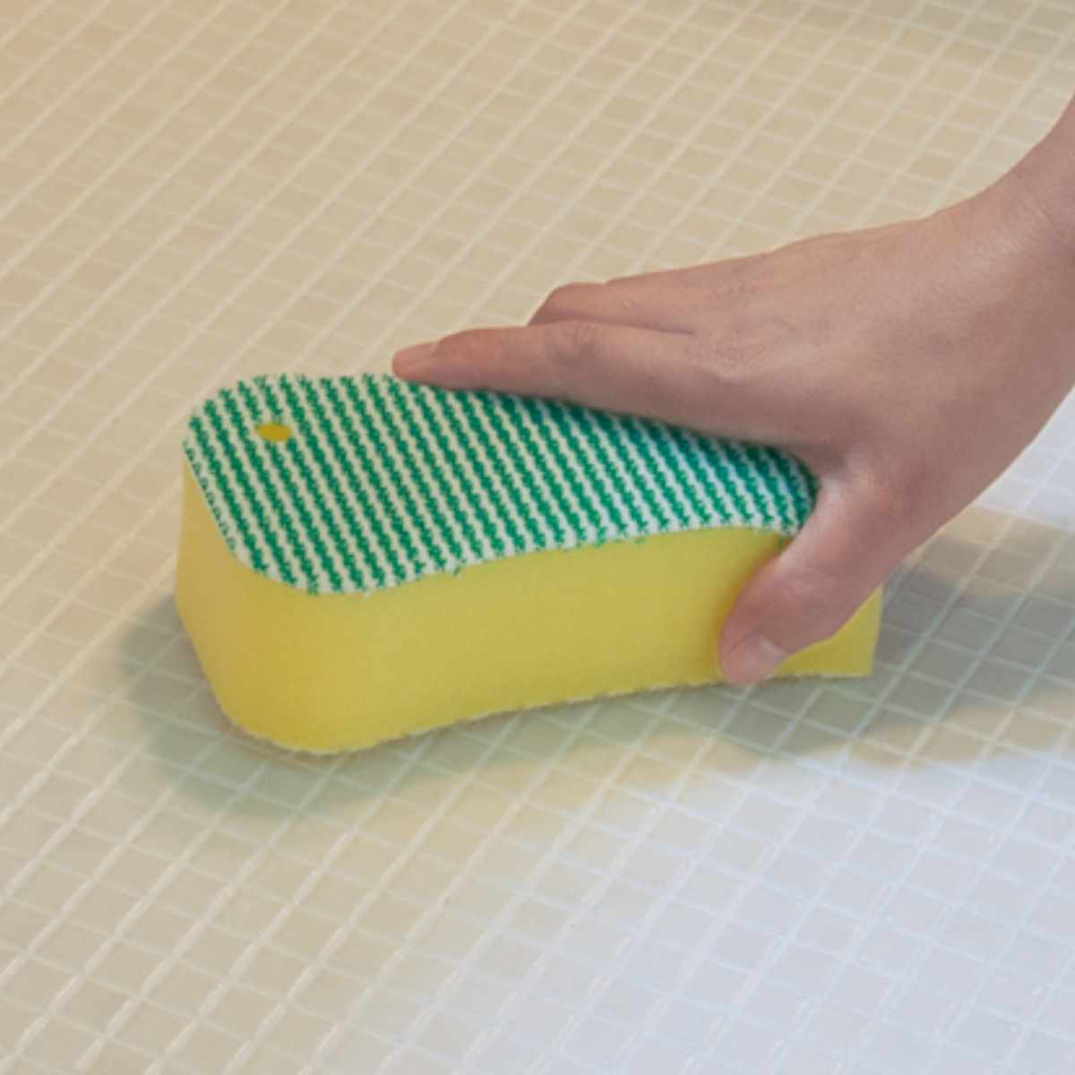 浴室スポンジ お風呂掃除 浴室まるごとブラシ 水だけで落とせる ( バススポンジ ブラシ繊維 洗剤不要 風呂掃除 浴室スポンジ )