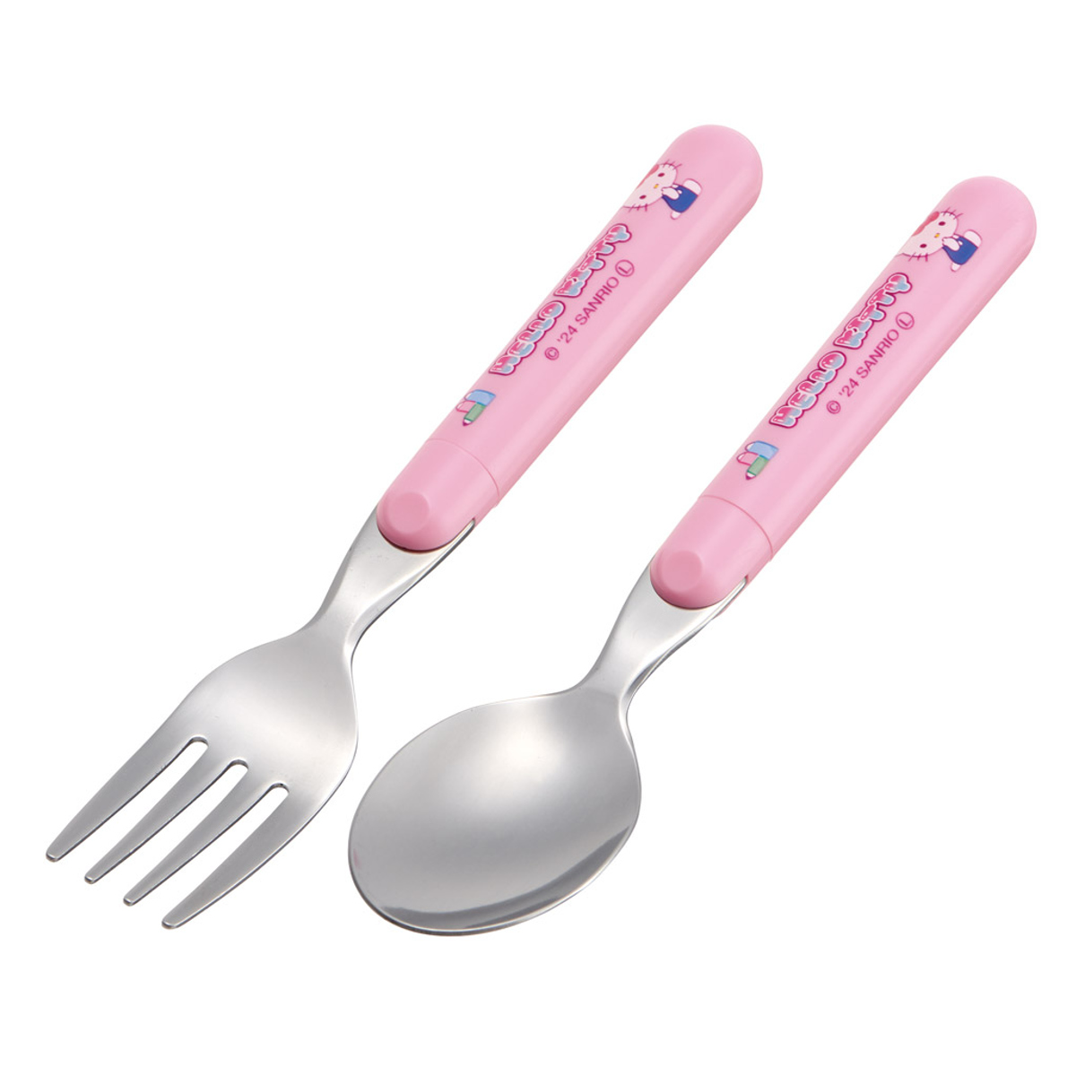 スケーター スプーン&フォークセット ハローキティ マシュグミ