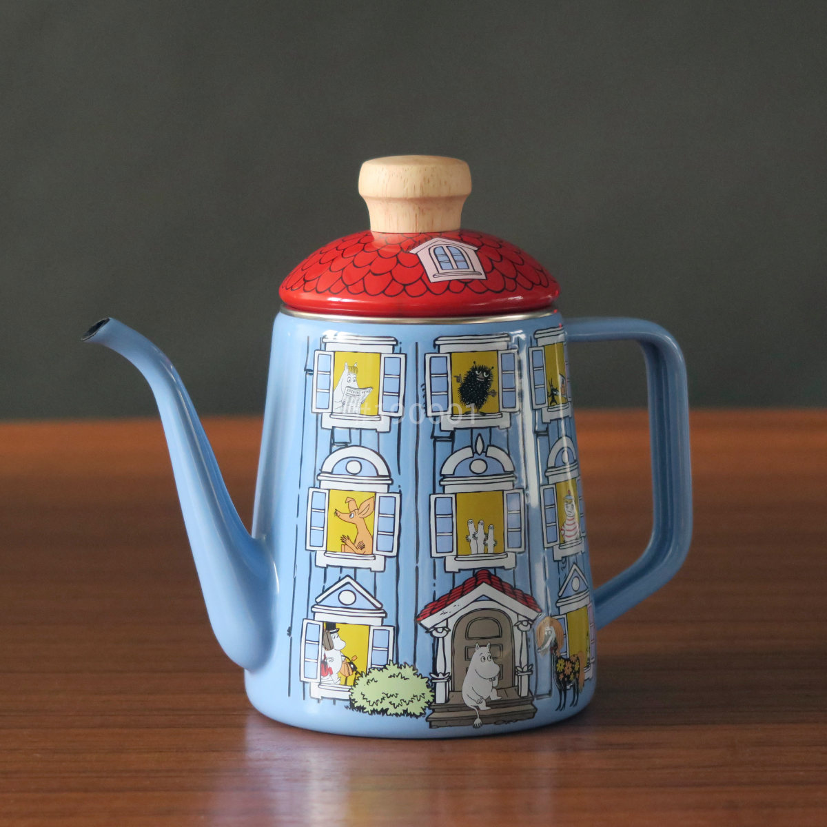 富士ホーロー ドリップケトル 1L ムーミンハウス Honey Ware ハニー