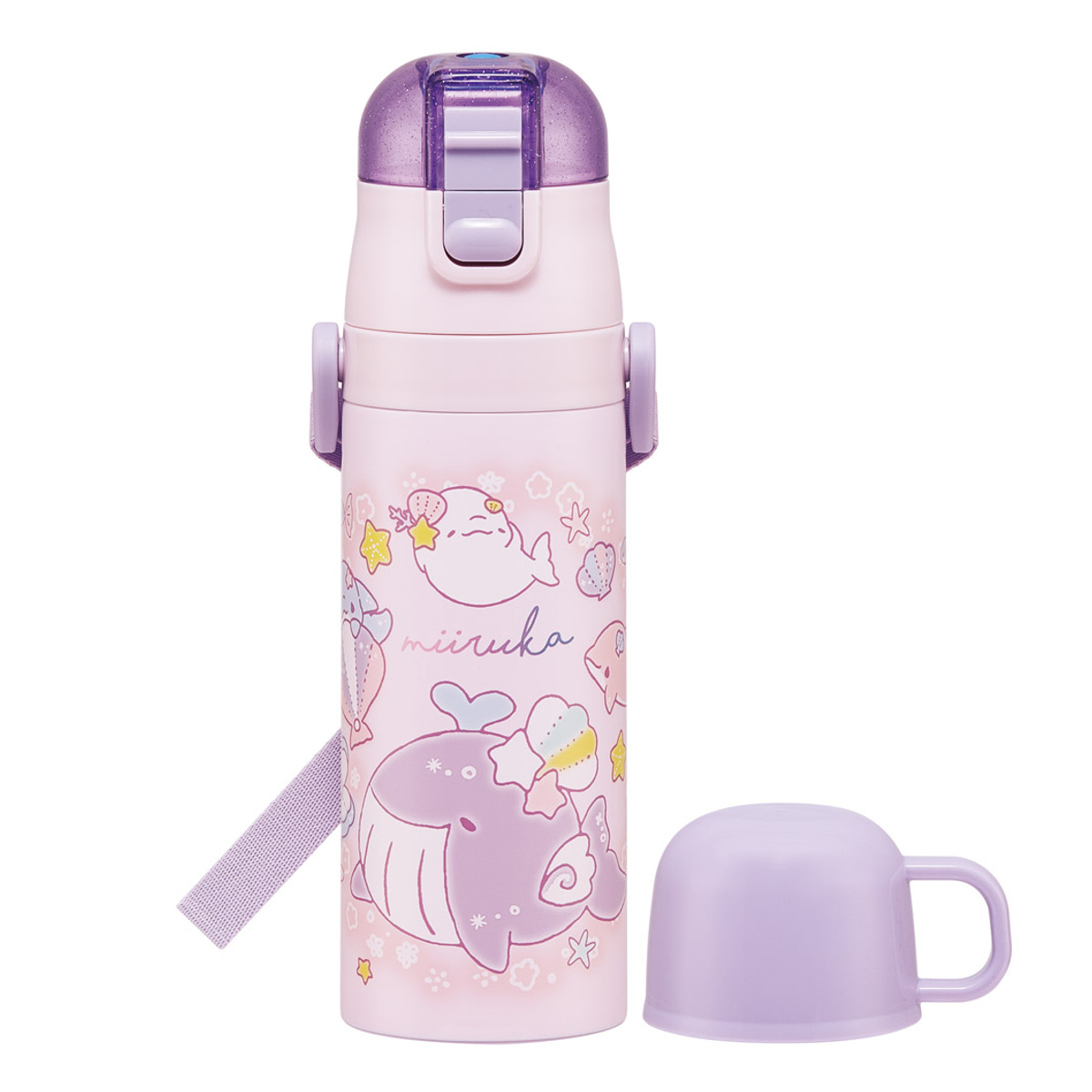 スケーター 水筒 470ml 430ml 超軽量2WAYステンレスボトル みいるか