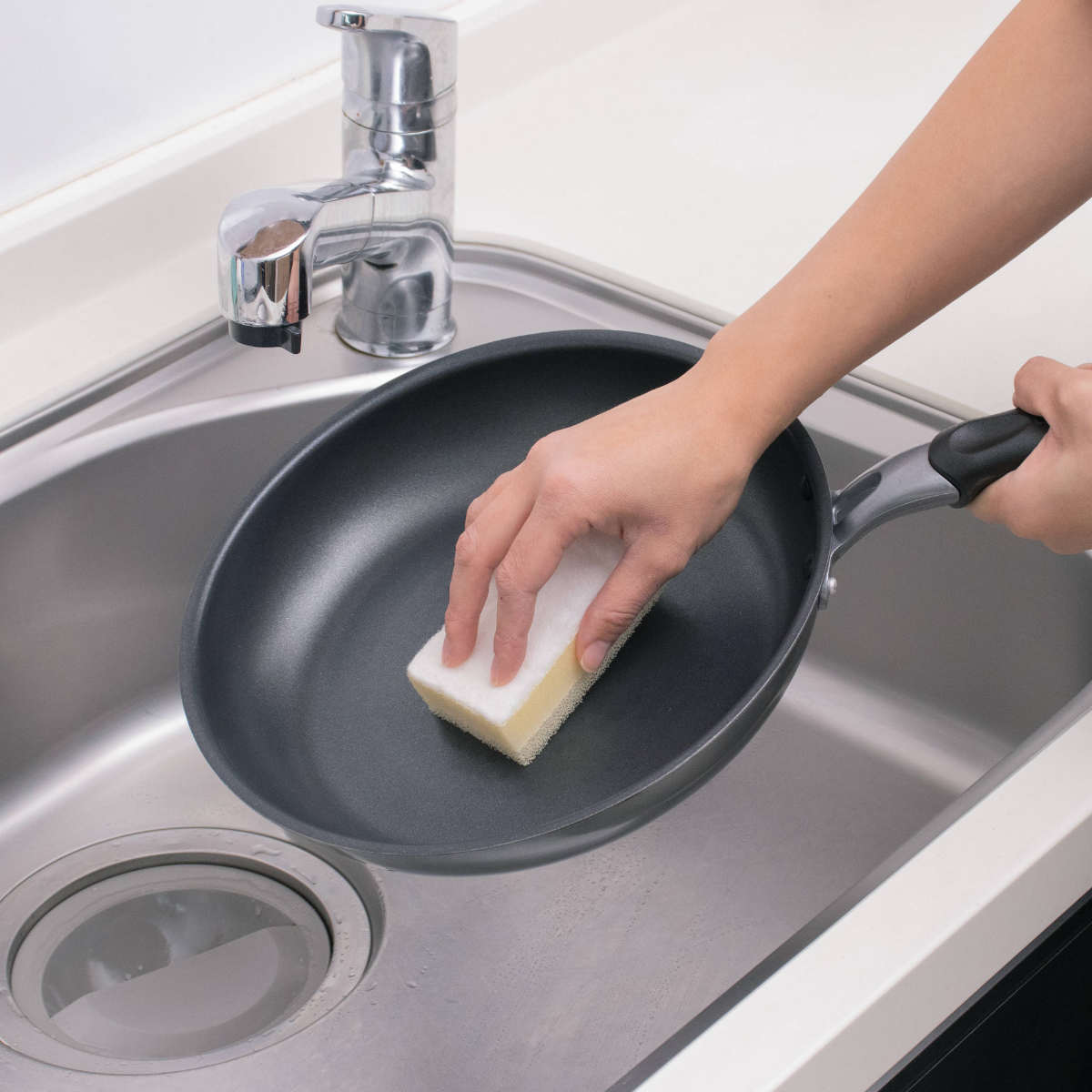 竹原製缶 フライパン 24cm 深型 IH対応 霞 日本製 （ ガス火対応