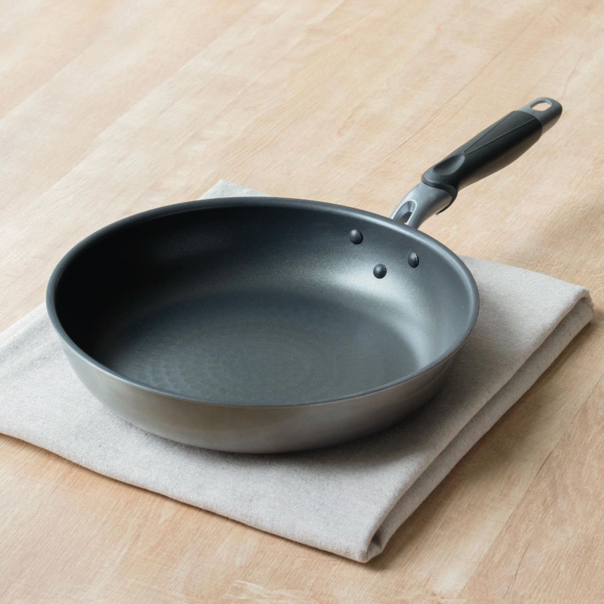 竹原製缶 フライパン 28cm IH対応 霞 日本製 （ ガス火対応 オール熱源