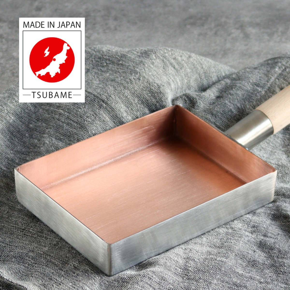 フジノス IH 銅 玉子焼き器　卵　ステンレス フジノス 卵焼き器 13×18cm IH対応 銅 ステンレス二層鋼 こだわりの