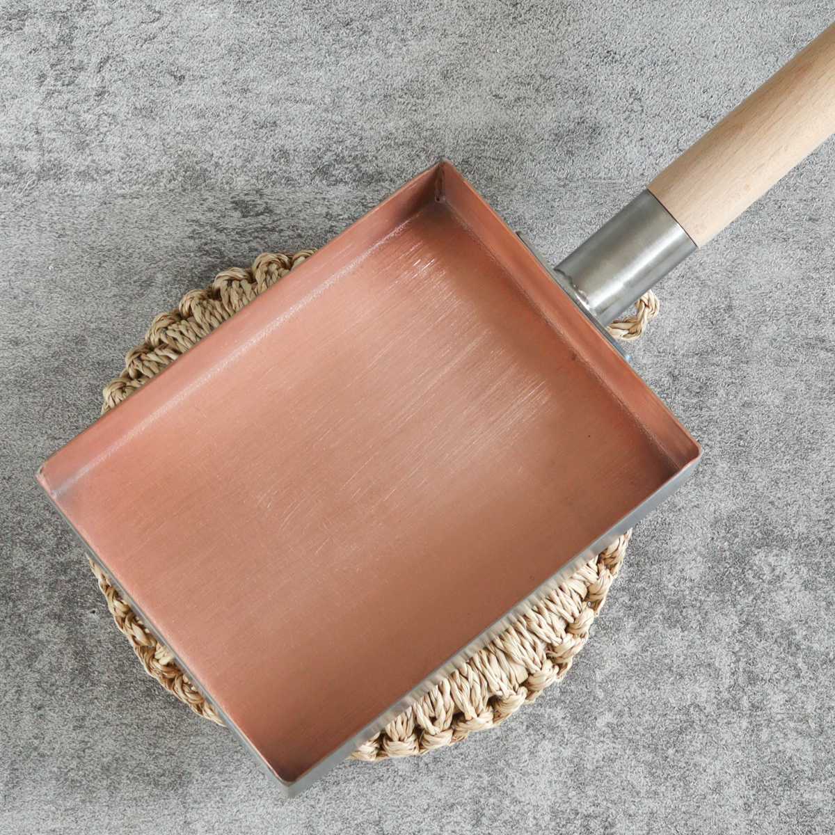 フジノス 卵焼き器 13×18cm IH対応 銅 ステンレス二層鋼 こだわりの