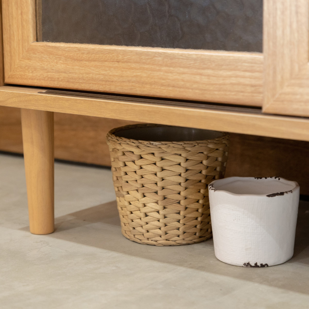 キャビネット 幅84cm すりガラス扉 （ ジェロディ joredy ラック 棚