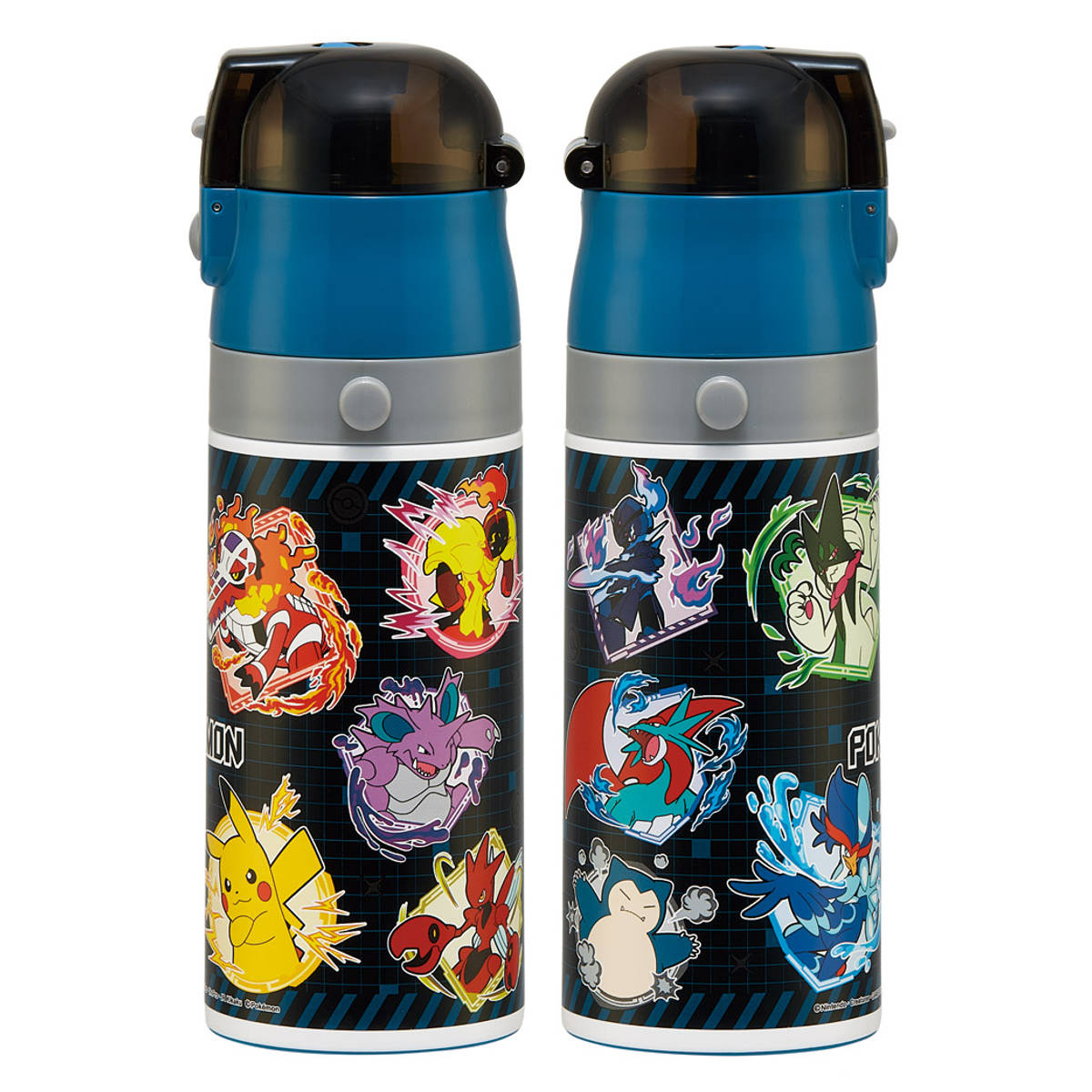 スケーター 水筒 350ml 420ml 子供用 2WAYボトル ポケモン25