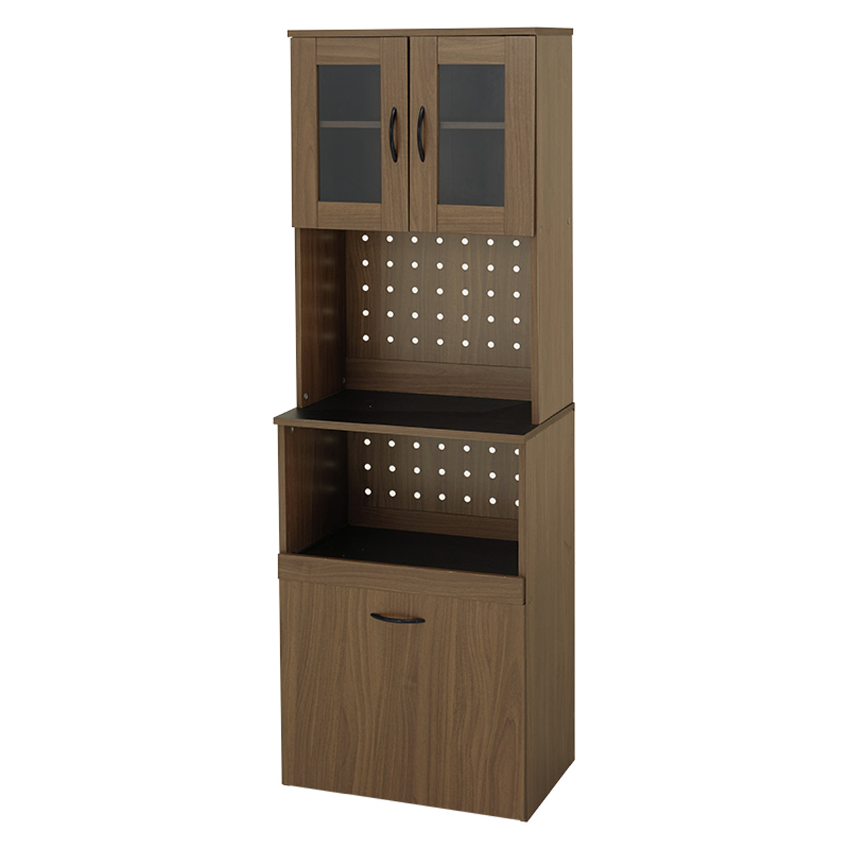 HAGiHARA（萩原） キッチンボード 幅59cm キッチン収納 ワゴンタイプ