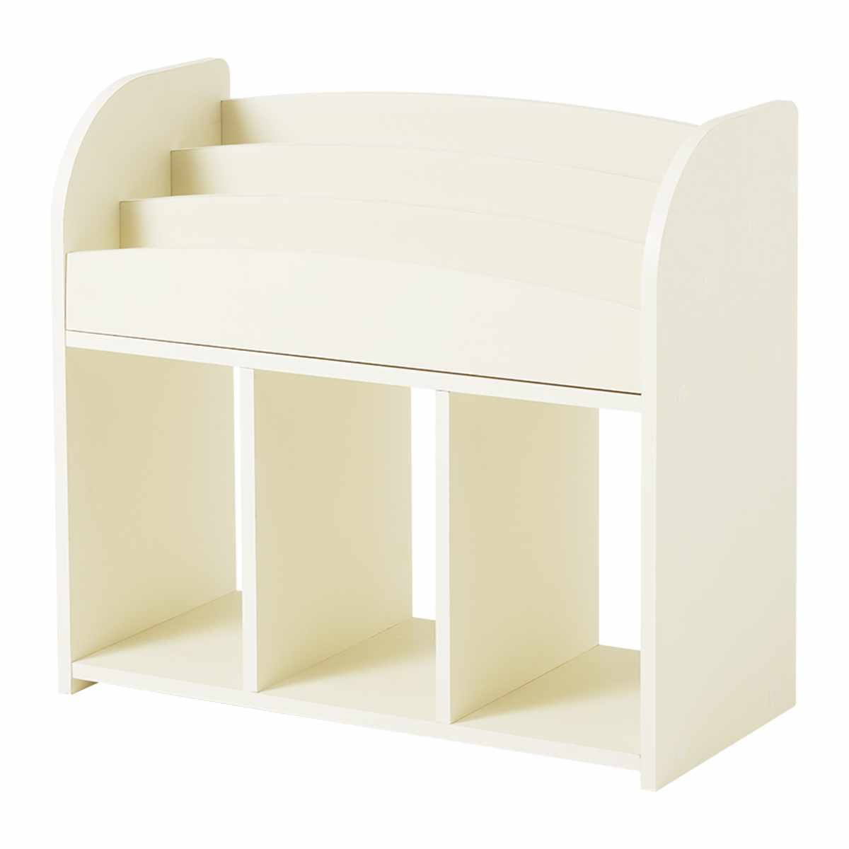 絵本ラック 幅63cm オープンタイプ （ 絵本棚 キッズラック おもちゃ