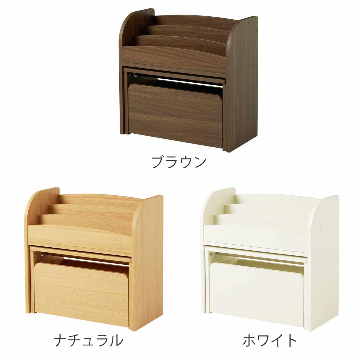 絵本ラック 3点セット デスク ワゴン 幅60cm オープンタイプ ( 絵本棚 絵本ラック 3点セット デスク ワゴン 幅60cm オープンタイプ ( 絵本棚