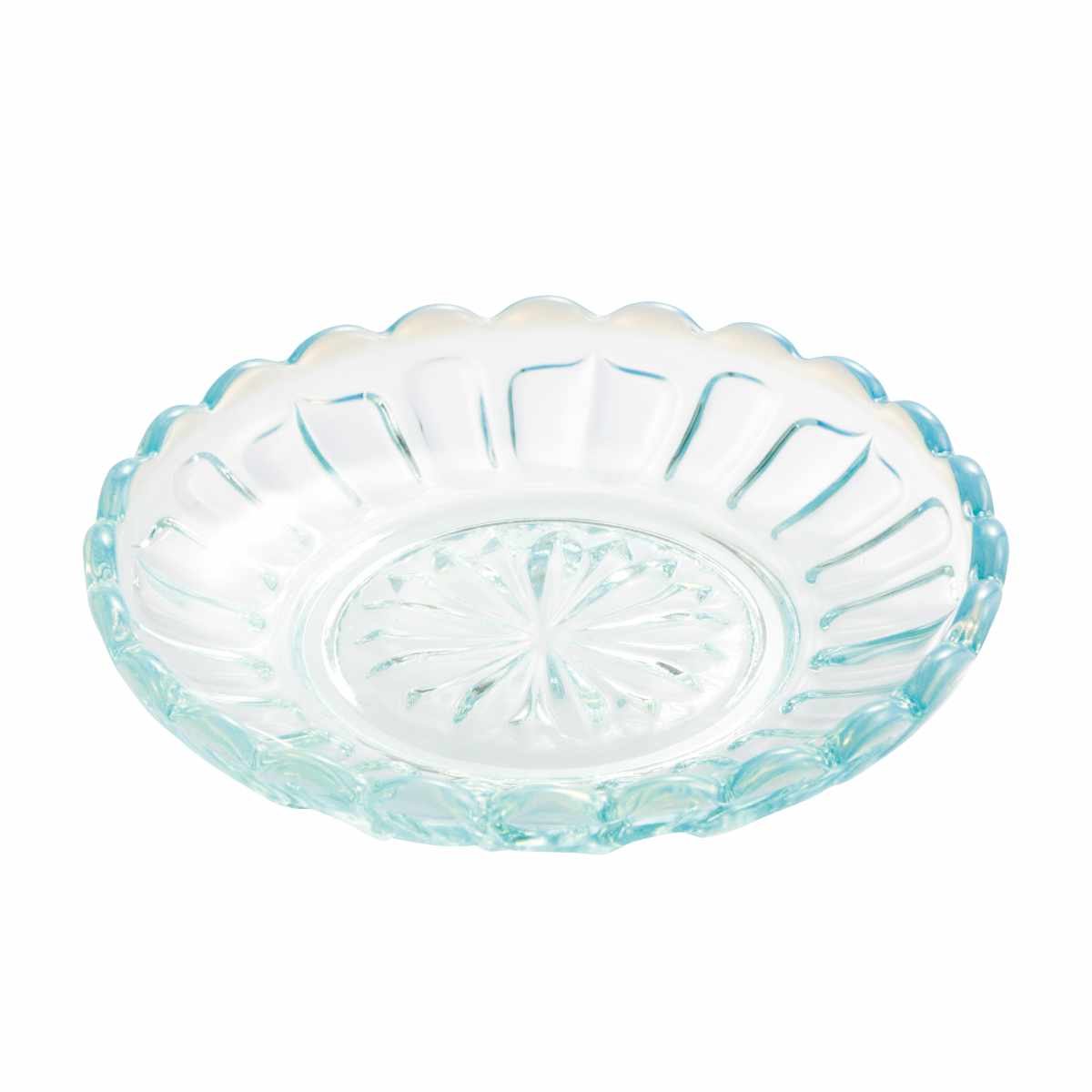 廣田硝子 豆皿 雪の花 （ 小皿 皿 お皿 ガラス 日本製 鉢 中鉢 ボウル