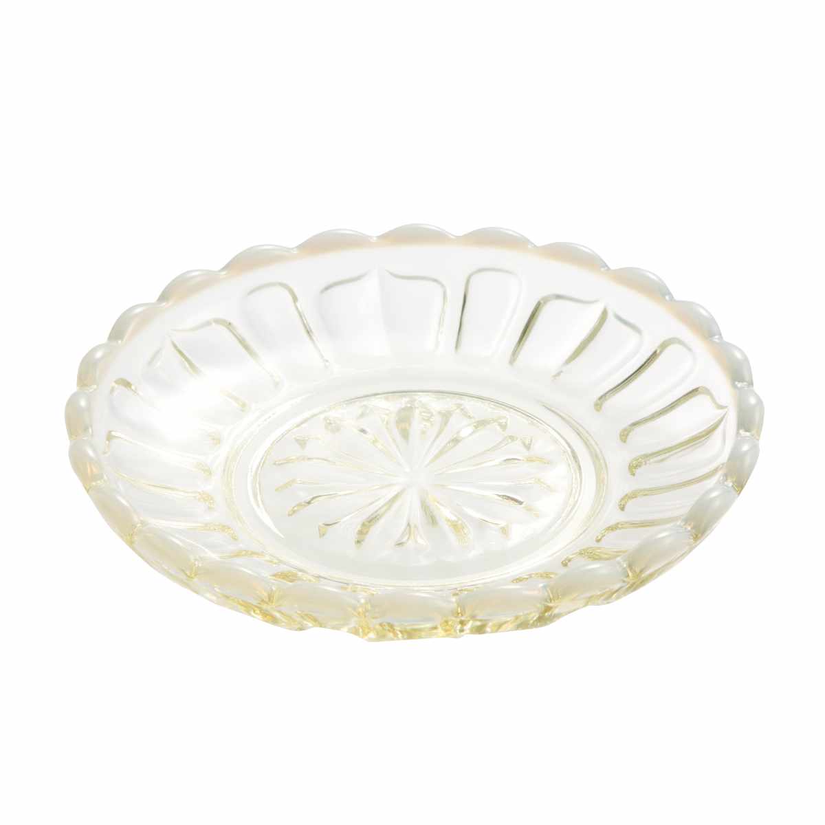 廣田硝子 豆皿 雪の花 同色12枚セット （ 小皿 皿 お皿 ガラス 日本製