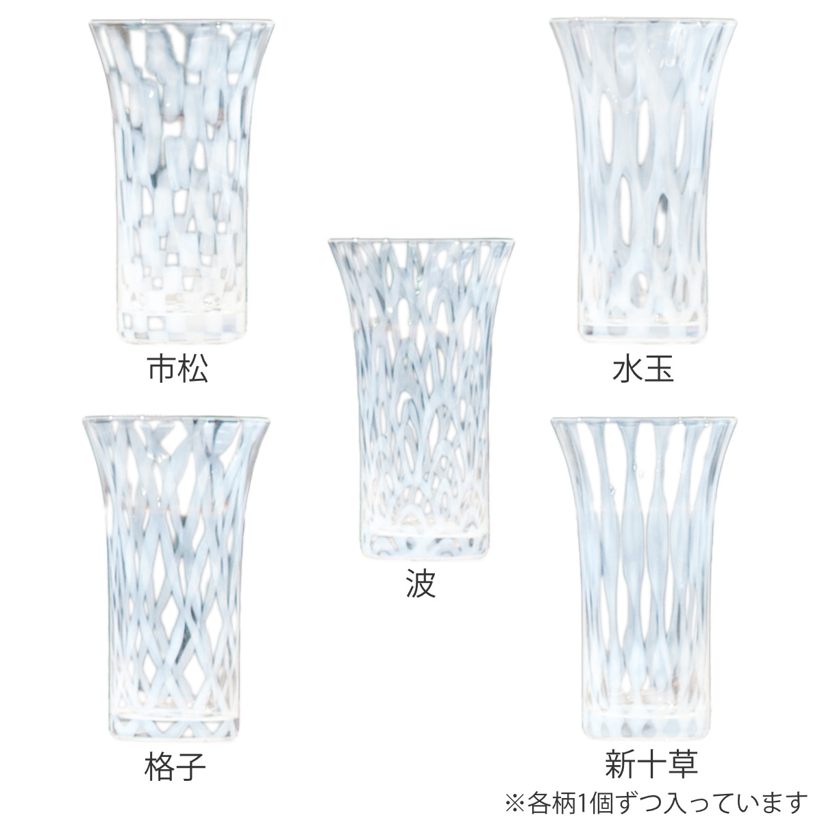 廣田硝子 グラス 120ml 一口ビール 五客揃 （ ガラス ビアグラス