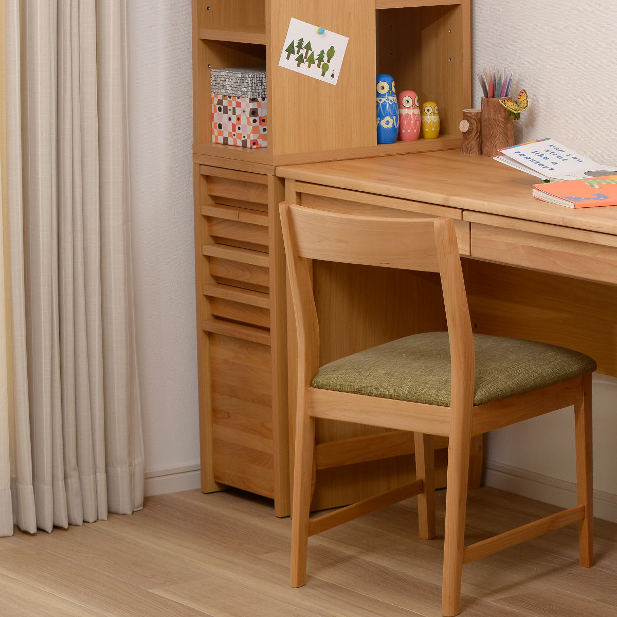 チェスト 幅30cm 学習机 トライA専用 （ サイドチェスト デスク横