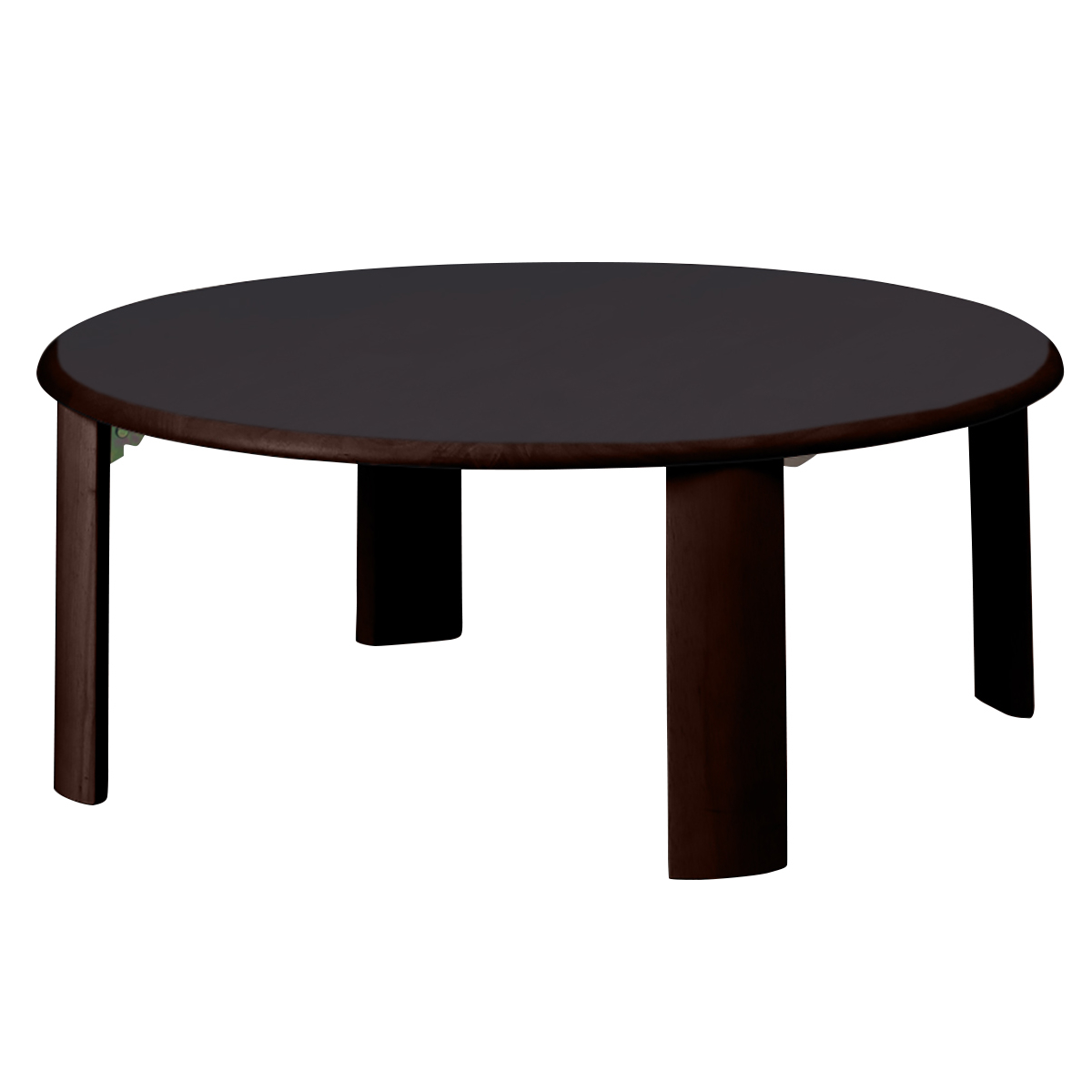 ローテーブル 円型 座卓 折りたたみ 直径80cm バーグ2 （ リビング