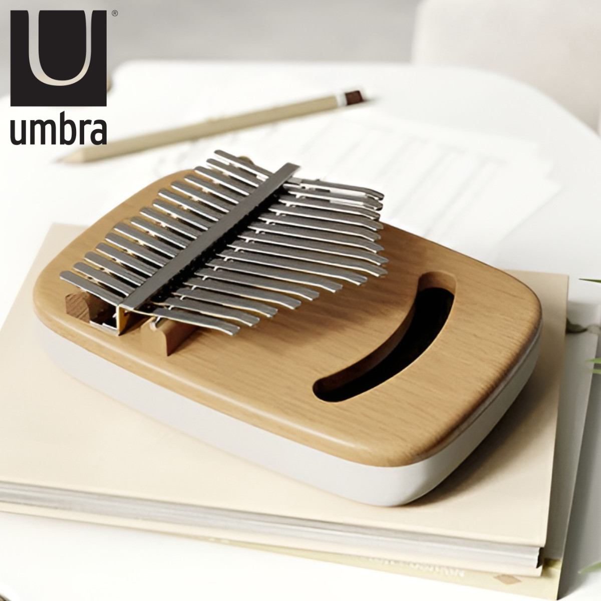 Umbra（アンブラ） カリンバ 15キー 天然木 （ おしゃれ 初心者