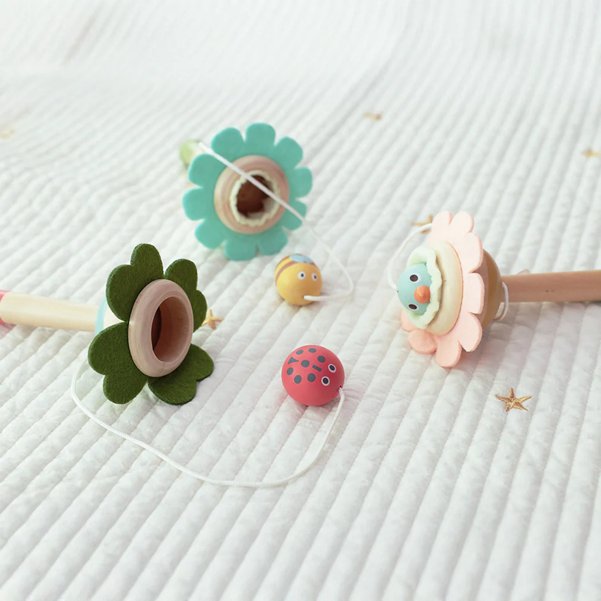 けん玉 子ども用 かわいい ベビー レディバード バード ビー ( 木製 おもちゃ Adnil LAND キッズ 木のおもちゃ 玩具 オモチャ 出産祝い )