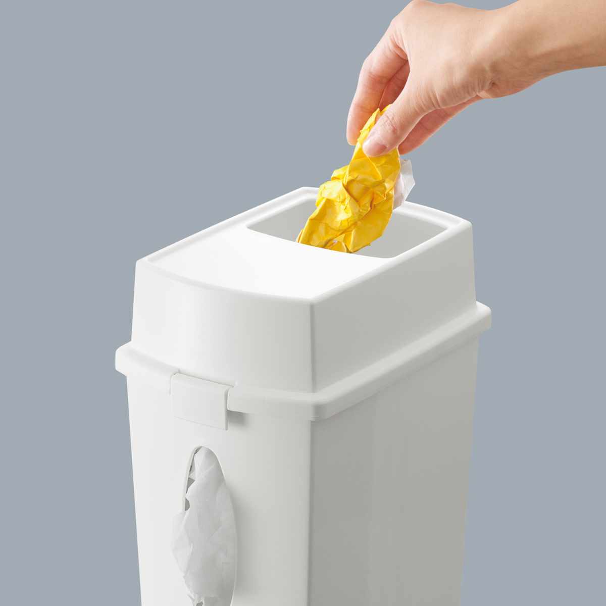 不動技研（FUDOGIKEN） 花粉症ゴミ箱 3L ティッシュケース付き