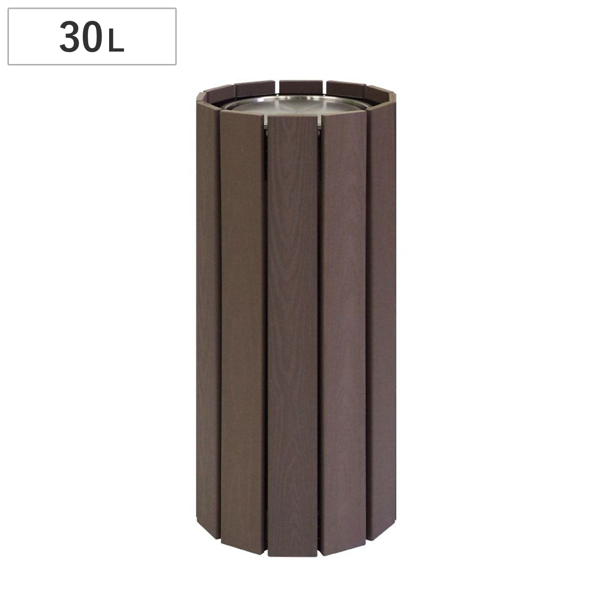 室内用ゴミ箱 RWシステム 30L ダストボックス 業務用 （ 法人限定 業務用ダストボックス 屋内用 ごみ箱 丸型 ふた付き 回転蓋 スイング式 ）