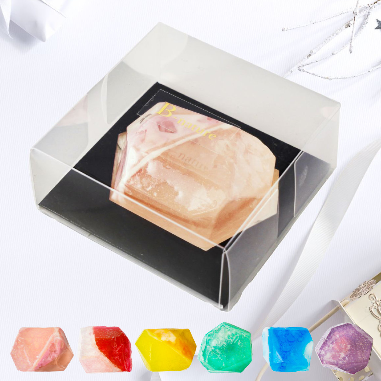 藤栄 石鹸 B-nature ジュエリー石鹸 約60g （ 石けん 固形石鹸 ハンド