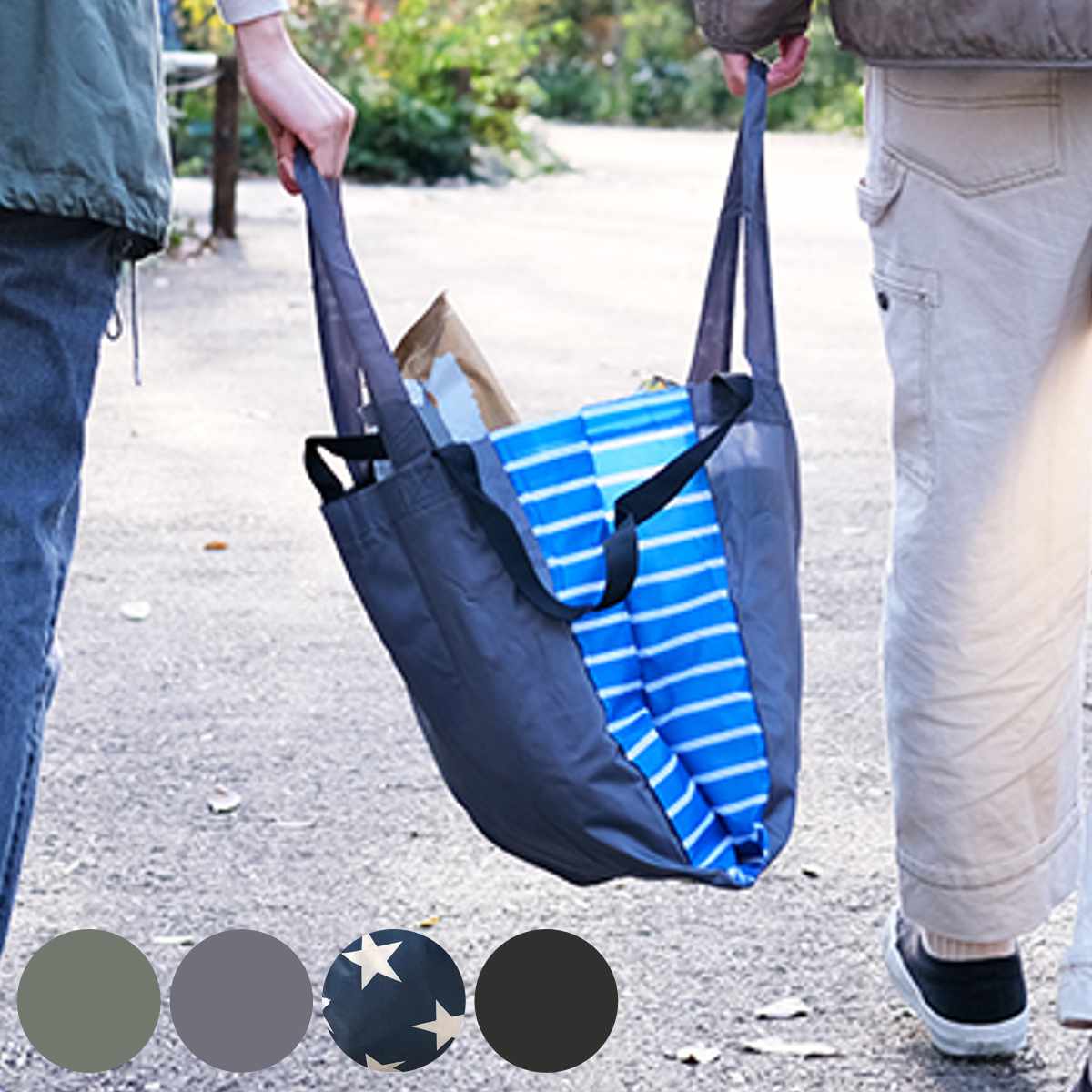 エコバッグ ET 3WAY 2部屋 BAG コンパクト 肩掛け 手持ち 斜め掛け （ マイバッグ トートバッグ 買い物バッグ レジ袋 レジバッグ 買い物袋 折りたたみ ）