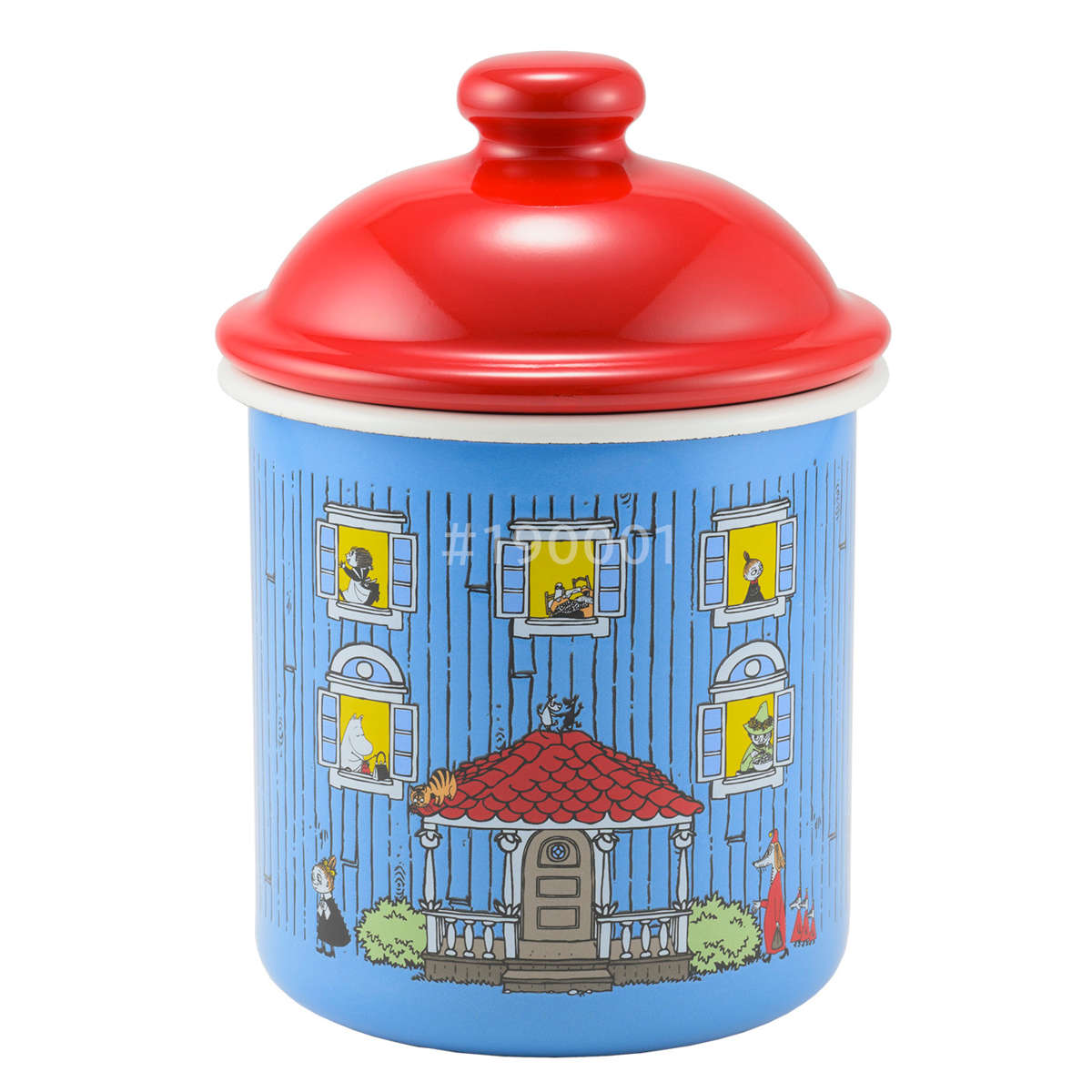 富士ホーロー 保存容器 ホーロー ムーミンハウス キャニスター 0.5L