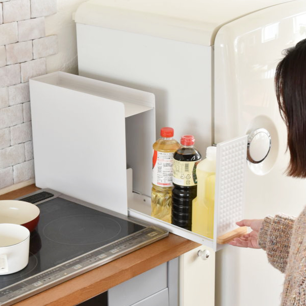 調味料ラック TREE スライド収納調味料ラック コンパクトタイプ
