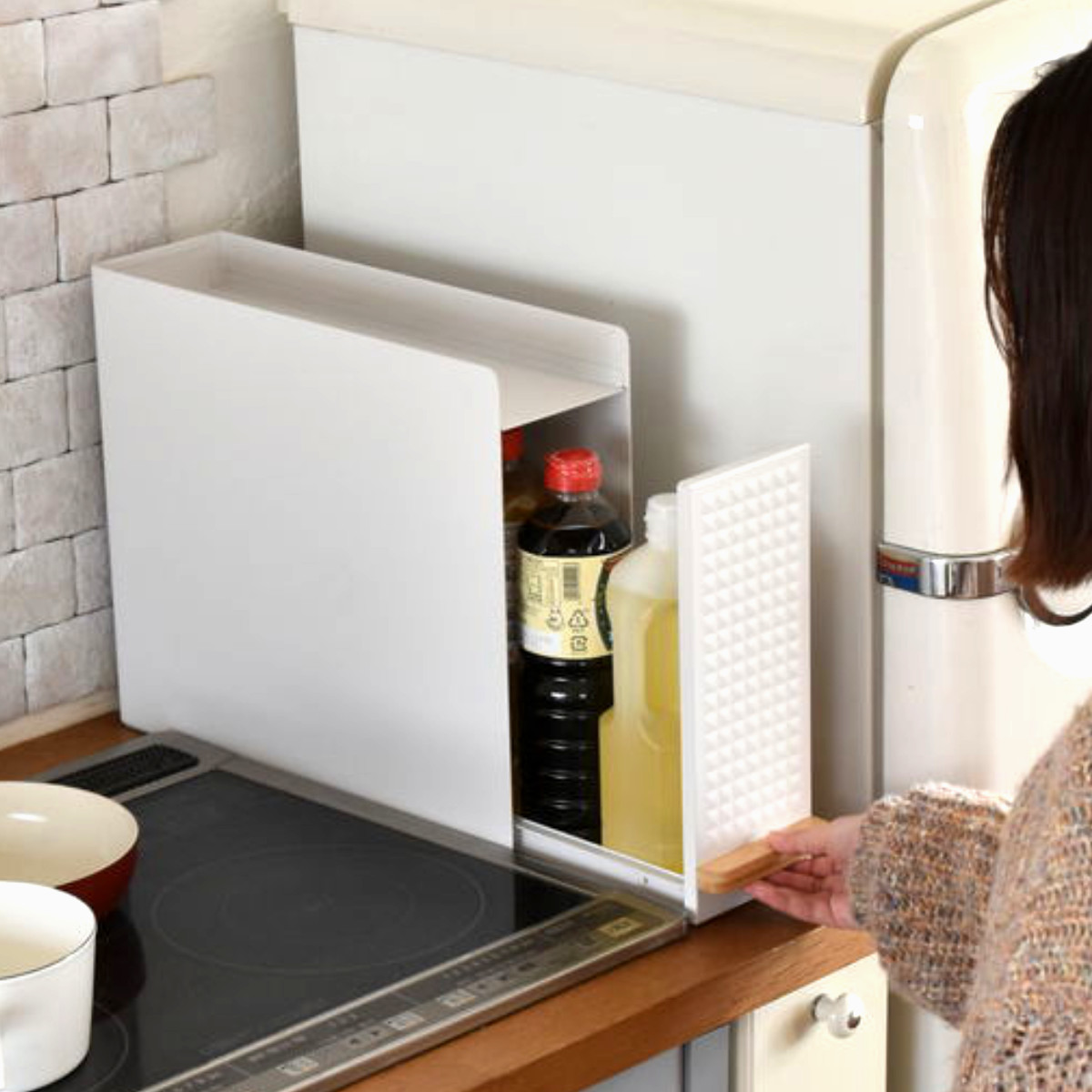 調味料ラック TREE スライド収納調味料ラック コンパクトタイプ