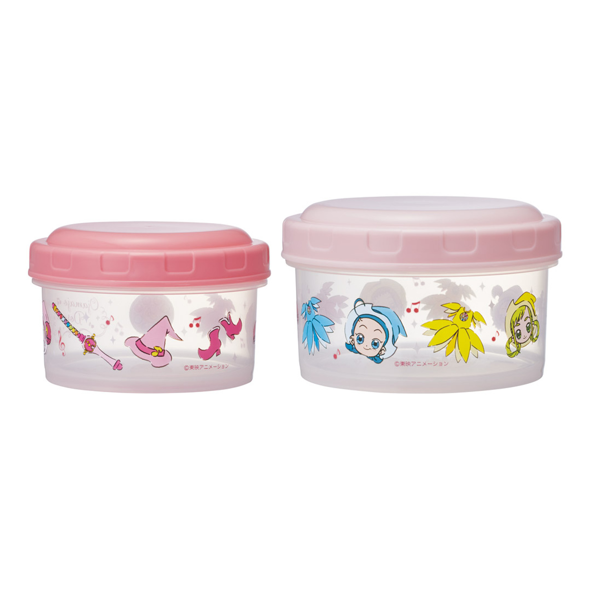 スケーター 弁当箱 抗菌ラウンド型コンテナ おジャ魔女どれみ （ 抗菌