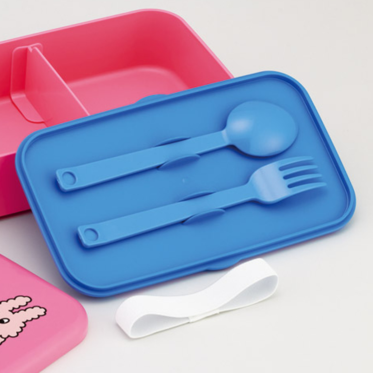 スケーター 弁当箱 1L カトラリー付ランチBOX バニーコンビニ