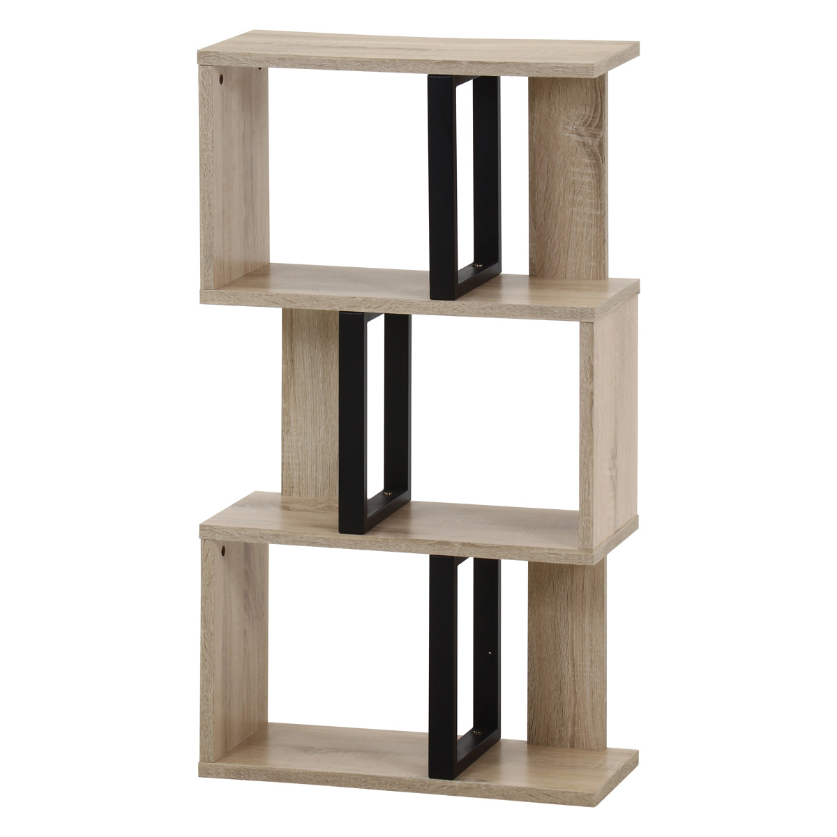 不二貿易（Fuji Boeki） S字ディスプレイラック 幅59cm 3段 A4サイズ