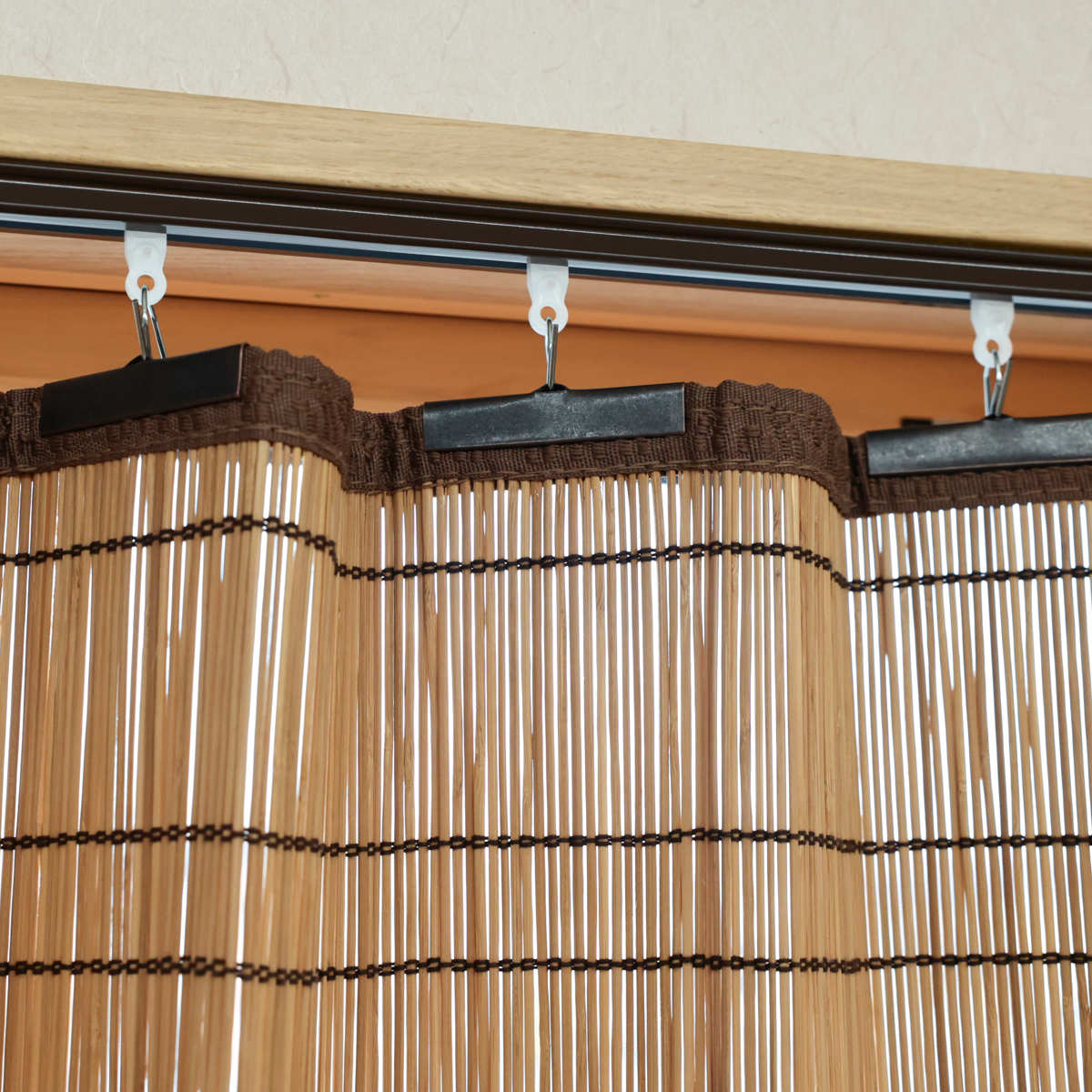 大島屋 すだれ 竹 屋内用 100×170cm 竹カーテン ( 竹すだれ 簾 すだれカーテン 間仕切り 日除け スダレ 目隠し ) : リビン ...