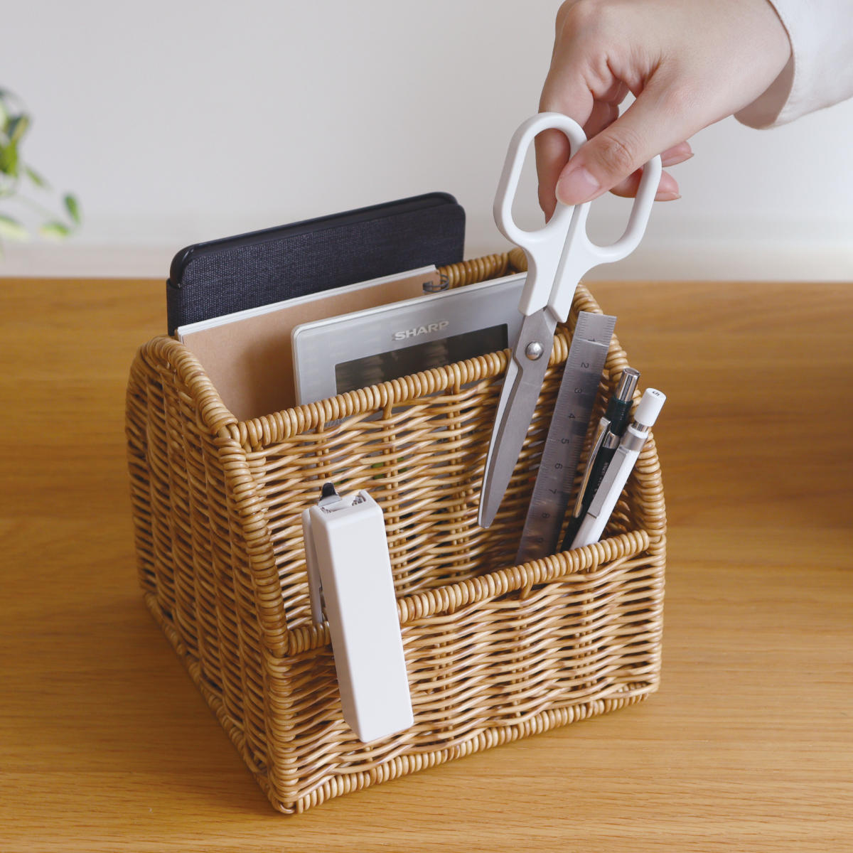 Creer 収納ボックス ユティルナイール リモコンラック 小物入れ 洗える