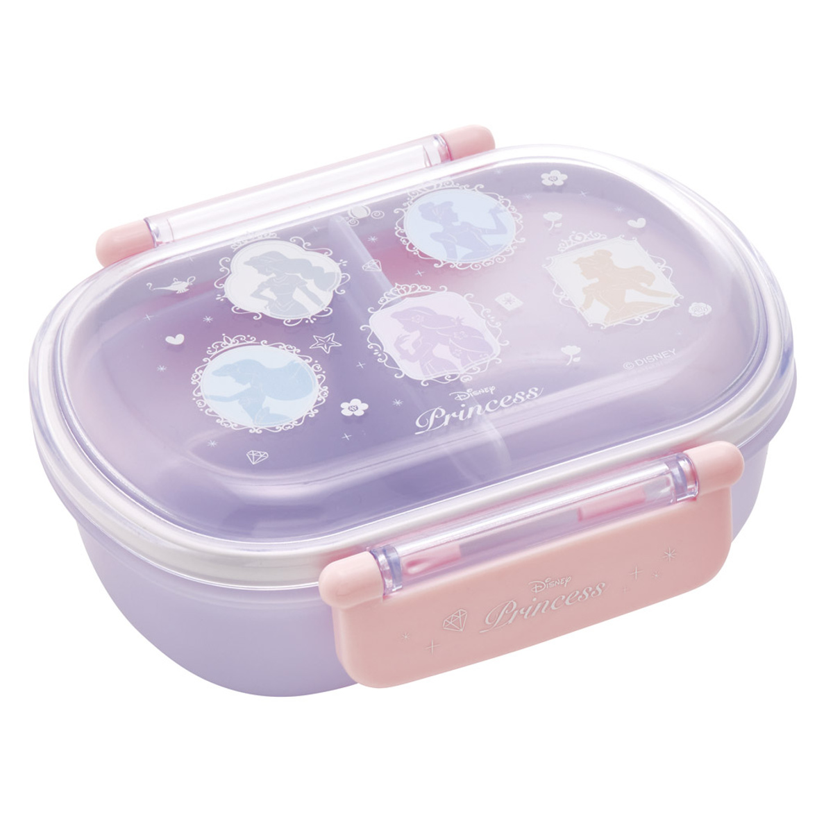スケーター 弁当箱 360ml 抗菌ふわっとタイトラン プリンセス
