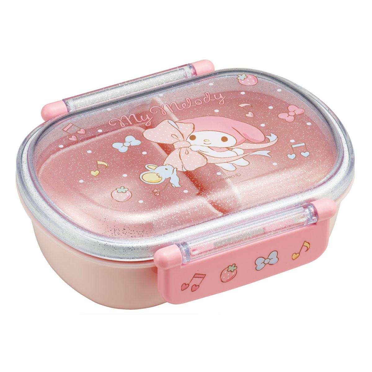 スケーター 弁当箱 360ml 抗菌ふわっとタイトランチ マイメロビックリ
