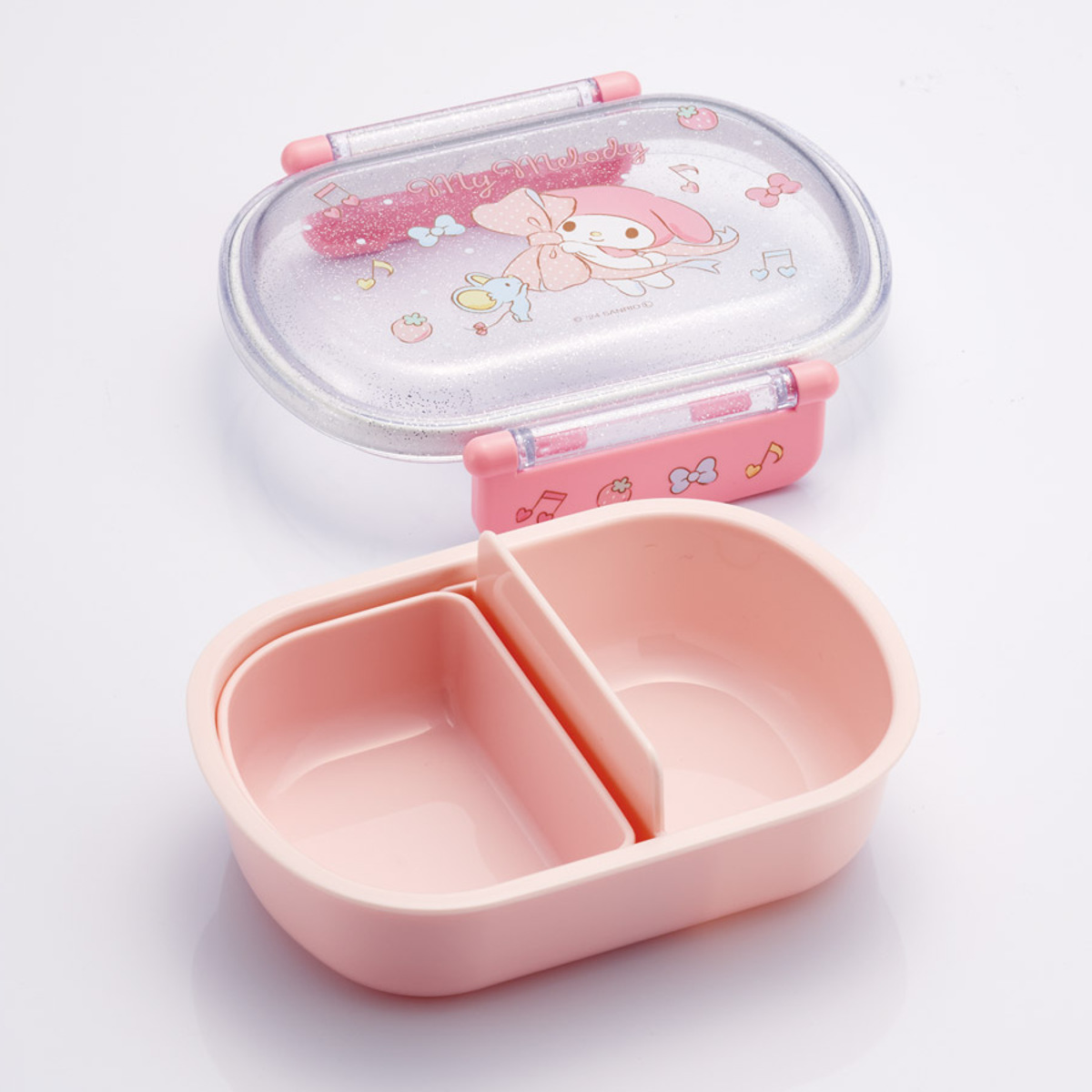 スケーター 弁当箱 360ml 抗菌ふわっとタイトランチ マイメロビックリ