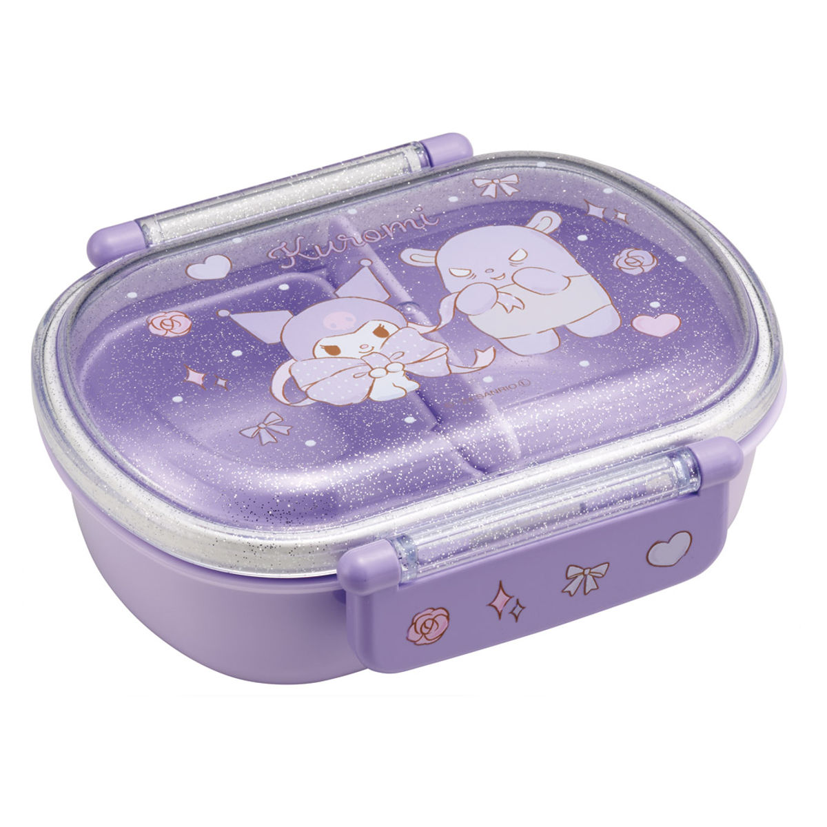 スケーター 弁当箱 360ml 抗菌ふわっとタイトランチ クロミビックリ