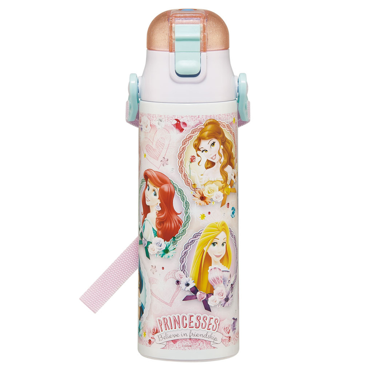 スケーター 水筒 580ml 超軽量ダイレクトボトル プリンセス24
