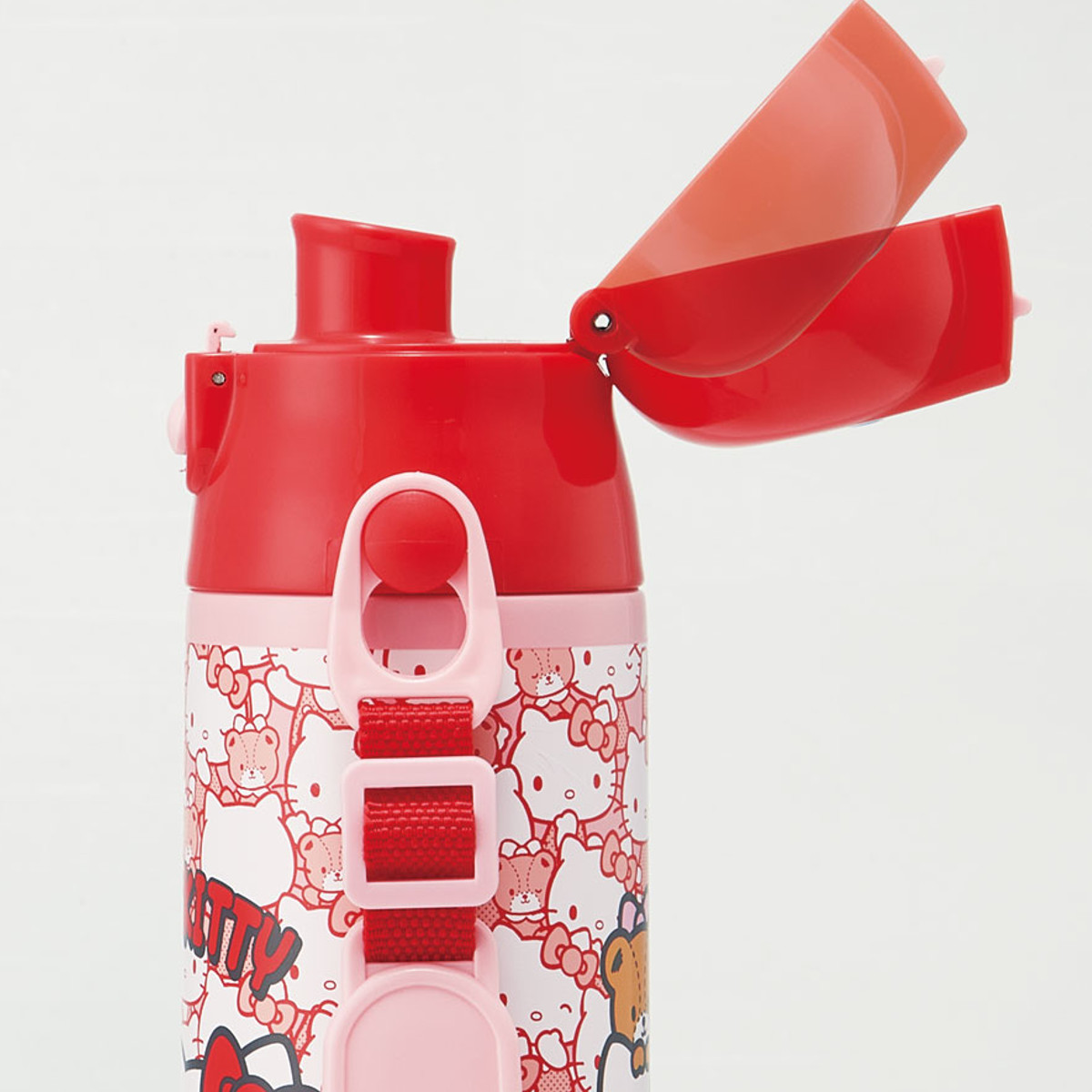 スケーター 水筒 580ml 超軽量ダイレクトボトル キティうしろうしろ