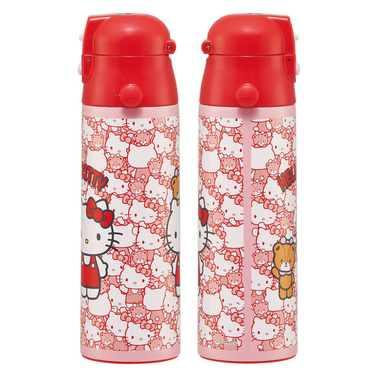 スケーター 水筒 580ml 超軽量ダイレクトボトル キティうしろうしろ
