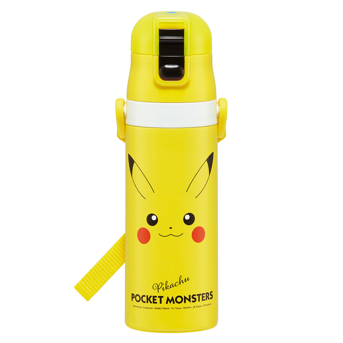 スケーター 水筒 470ml 超軽量ダイレクトボトル ピカチュウフェイス23