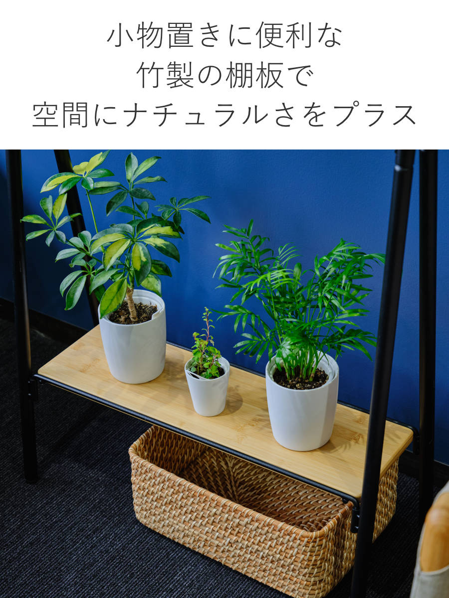 ハンガーラック 燕三条製 RACK A シェルフボード ミニ 棚付 幅65cm