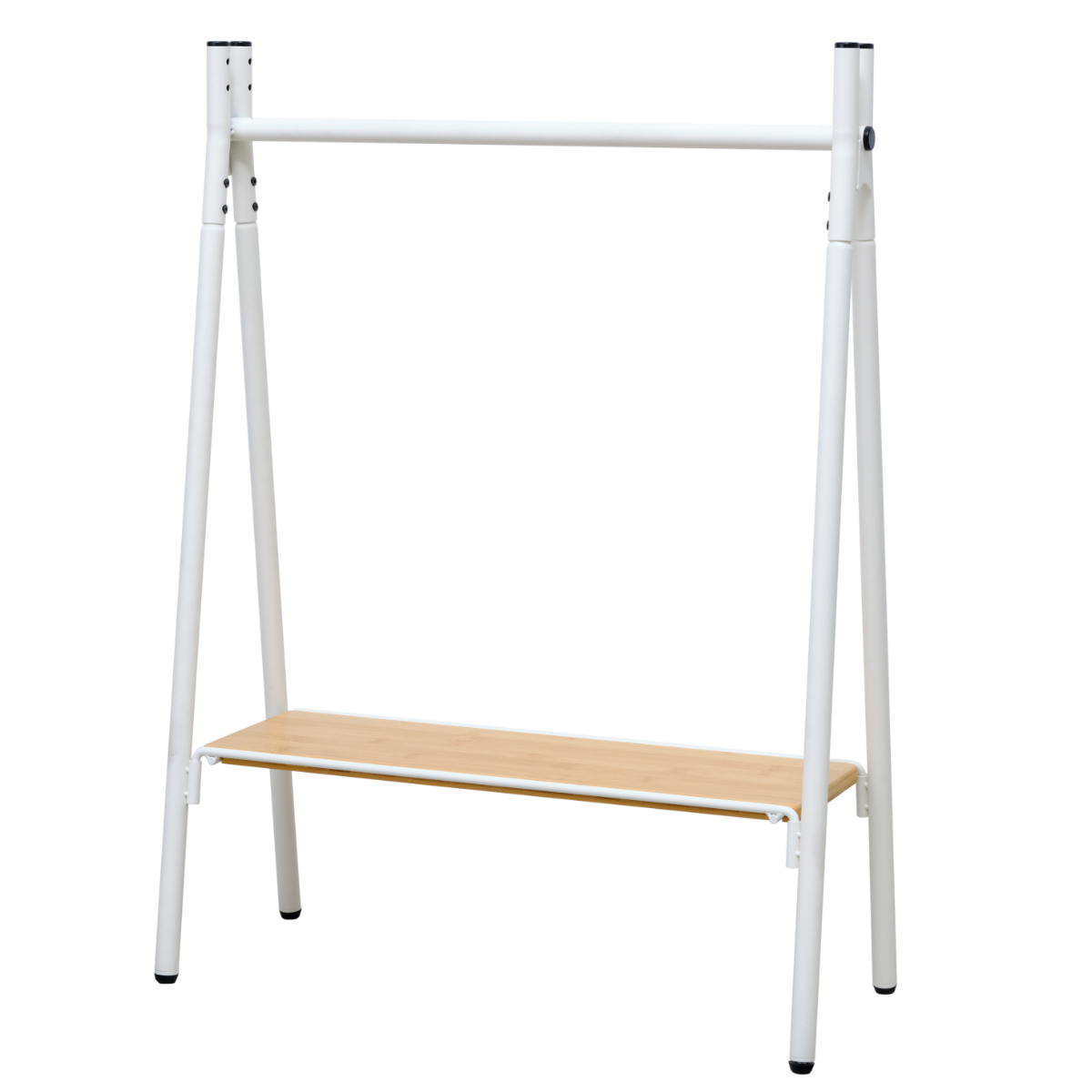 ハンガーラック 燕三条製 RACK A シェルフボード ミニ 棚付 幅65cm
