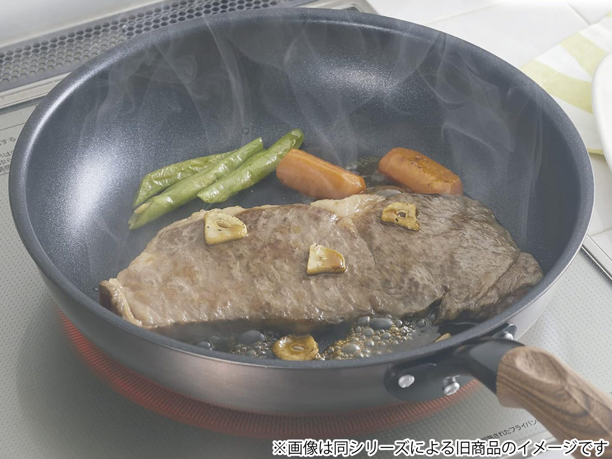 竹原製缶 フライパン 26cm IH対応 和楽亭 絢 日本製 （ ガス火対応