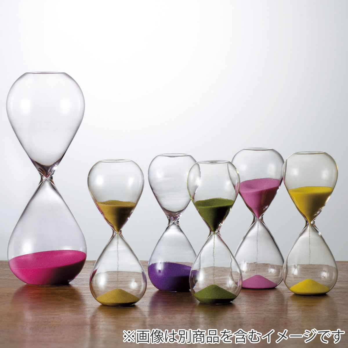 廣田硝子 砂時計 3分 4分 5分 ガラス （ タイマー 砂 時計 おしゃれ