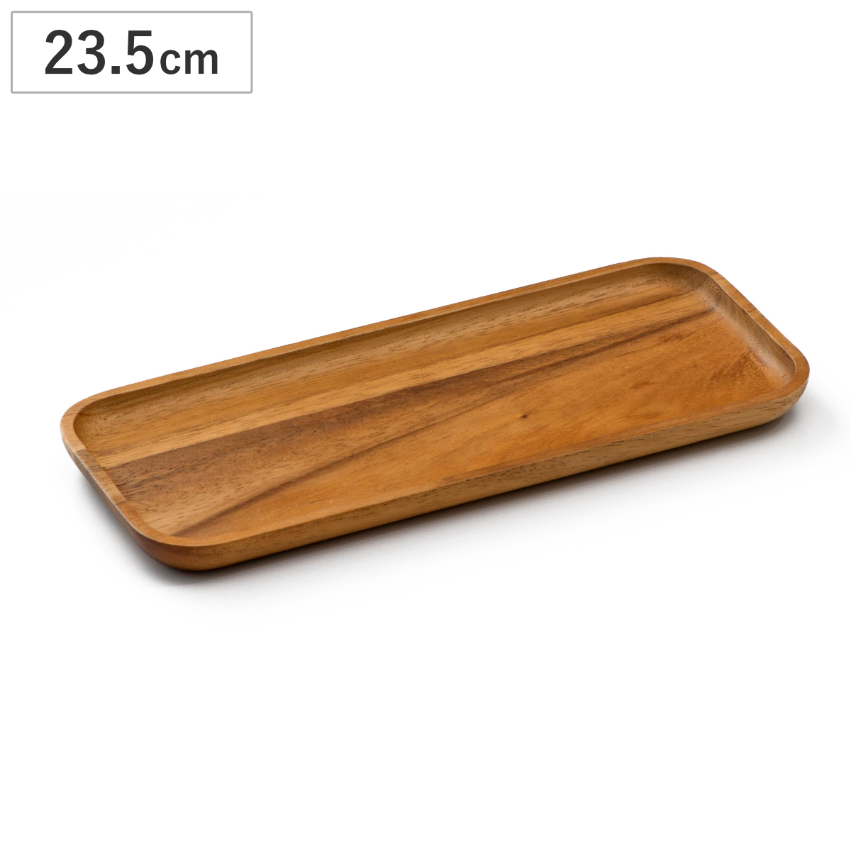 トレー アカシアカスター トレイ S 幅23.5cm （ 木製 キッチントレー