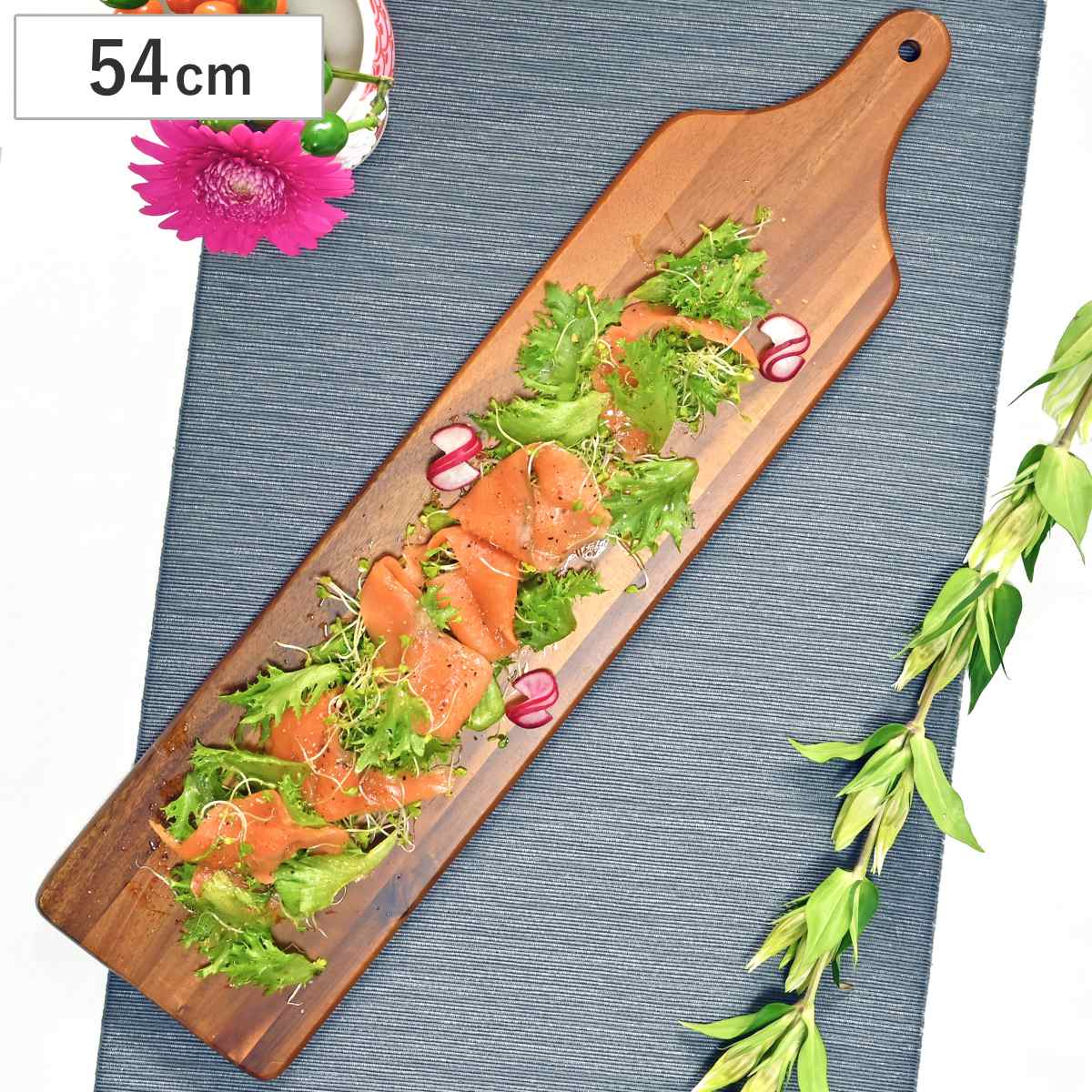 盛器 木製 7.5寸 八角 高足 盛皿 黒 漆塗 越前漆器 皿 懐石 食器 刺身