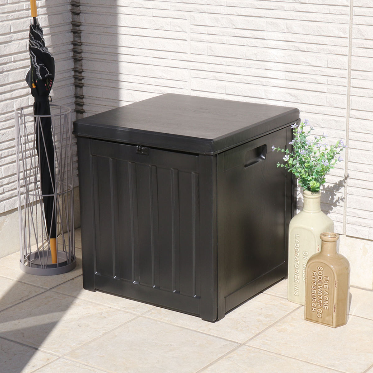 不二貿易（Fuji Boeki） 収納ボックス 76L ガーデンコンテナ （ 収納庫