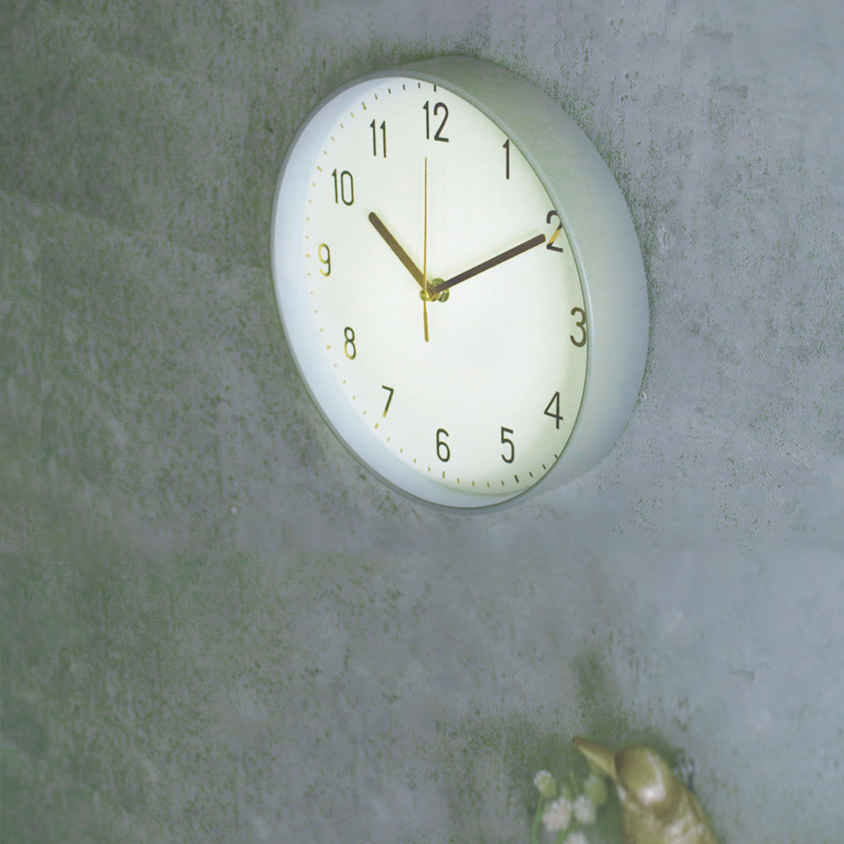 掛け時計 Marmo 電波時計 連続秒針 Wall Clock Plain （ 静音 スイープ