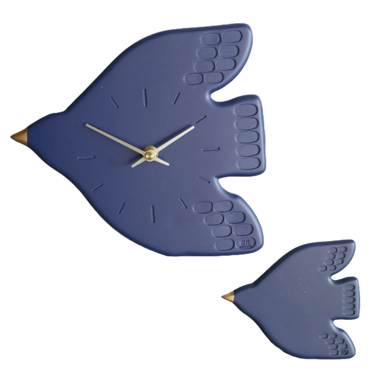掛け時計 Welcome Bird Wall Clock （ 鳥 親子 静音 スイープ