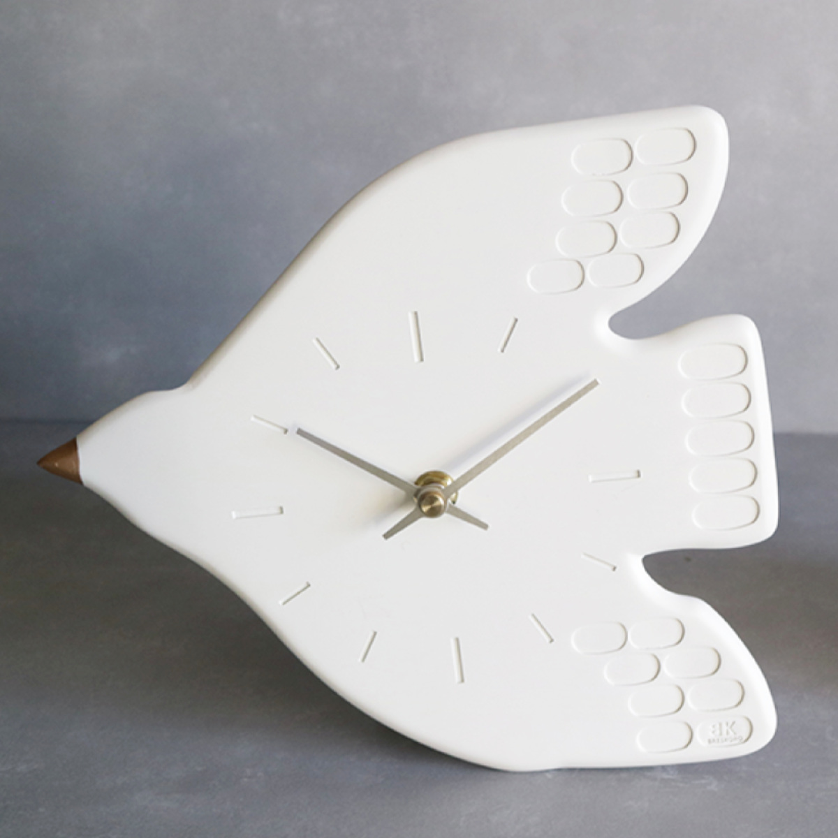 未使用　壁掛け時計　 Wall Clock Bird Design 掛け時計 Welcome Bird Wall Clock （ 鳥 親子 静音 スイープ